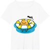 image:imageGudetama Pool Float Tee Shirt TShirtWhite
