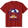image:imageGudetama Summer Time Tee Shirt TShirtCranberry Red