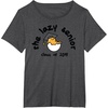 image:imageGudetama The Lazy Egg Class of 2019 Graduation TShirtDark Heather Grey