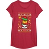 image:imageGudetama Ugly Christmas Egg Tee Shirt TShirtRed Heather