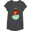 image:imageGudetama Zodiac Cancer Tee Shirt TShirtDark Heather Grey