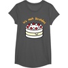 image:imageGudetama the Lazy Egg Its Meh Birthday Cake TShirtAsphalt Grey