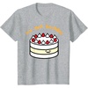 image:imageGudetama the Lazy Egg Its Meh Birthday Cake TShirtHeather Grey
