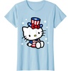 image:imageHello Kitty American 4th of July Tee Shirt TShirt for Women Girls Kids MenBaby Blue
