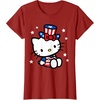image:imageHello Kitty American 4th of July Tee Shirt TShirt for Women Girls Kids MenCranberry Red