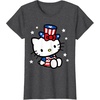 image:imageHello Kitty American 4th of July Tee Shirt TShirt for Women Girls Kids MenDark Heather Grey