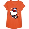 image:imageHello Kitty American 4th of July Tee Shirt TShirt for Women Girls Kids MenOrange