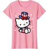 image:imageHello Kitty American 4th of July Tee Shirt TShirt for Women Girls Kids MenPink