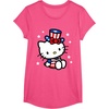 image:imageHello Kitty American 4th of July Tee Shirt TShirt for Women Girls Kids MenPink Heather