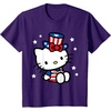 image:imageHello Kitty American 4th of July Tee Shirt TShirt for Women Girls Kids MenPurple