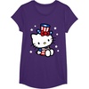 image:imageHello Kitty American 4th of July Tee Shirt TShirt for Women Girls Kids MenPurple
