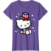 image:imageHello Kitty American 4th of July Tee Shirt TShirt for Women Girls Kids MenPurple Heather