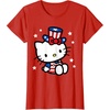image:imageHello Kitty American 4th of July Tee Shirt TShirt for Women Girls Kids MenRed