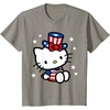 image:imageHello Kitty American 4th of July Tee Shirt TShirt for Women Girls Kids MenSlate Grey