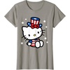 image:imageHello Kitty American 4th of July Tee Shirt TShirt for Women Girls Kids MenSlate Grey