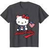 image:imageHello Kitty American Flag Tee Shirt TShirtDark Heather Grey