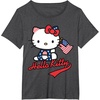 image:imageHello Kitty American Flag Tee Shirt TShirtDark Heather Grey
