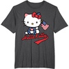 image:imageHello Kitty American Flag Tee Shirt TShirtDark Heather Grey