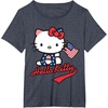 image:imageHello Kitty American Flag Tee Shirt TShirtHeather Blue