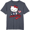 image:imageHello Kitty American Flag Tee Shirt TShirtHeather Blue