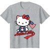 image:imageHello Kitty American Flag Tee Shirt TShirtHeather Grey