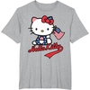 image:imageHello Kitty American Flag Tee Shirt TShirtHeather Grey