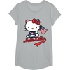 image:imageHello Kitty American Flag Tee Shirt TShirtHeather Grey
