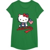image:imageHello Kitty American Flag Tee Shirt TShirtKelly Green