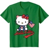 image:imageHello Kitty American Flag Tee Shirt TShirtKelly Green