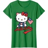 image:imageHello Kitty American Flag Tee Shirt TShirtKelly Green