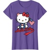 image:imageHello Kitty American Flag Tee Shirt TShirtPurple Heather