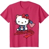 image:imageHello Kitty American Flag Tee Shirt TShirtRed Heather
