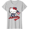 image:imageHello Kitty American Flag Tee Shirt TShirtSilver Grey