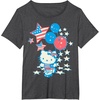 image:imageHello Kitty American Star Tee Shirt TShirtDark Heather Grey
