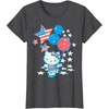 image:imageHello Kitty American Star Tee Shirt TShirtDark Heather Grey