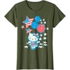 image:imageHello Kitty American Star Tee Shirt TShirtOlive Green