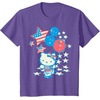 image:imageHello Kitty American Star Tee Shirt TShirtPurple Heather