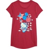 image:imageHello Kitty American Star Tee Shirt TShirtRed Heather
