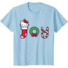 image:imageHello Kitty Christmas Joy Tee Shirt TShirtBaby Blue