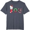 image:imageHello Kitty Christmas Joy Tee Shirt TShirtHeather Blue