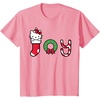 image:imageHello Kitty Christmas Joy Tee Shirt TShirtPink