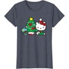 image:imageHello Kitty Christmas Tree Tee Shirt TShirtHeather Blue