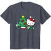 image:imageHello Kitty Christmas Tree Tee Shirt TShirtHeather Blue