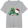 image:imageHello Kitty Christmas Tree Tee Shirt TShirtHeather Grey