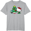 image:imageHello Kitty Christmas Tree Tee Shirt TShirtHeather Grey