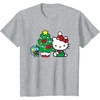 image:imageHello Kitty Christmas Tree Tee Shirt TShirtHeather Grey