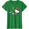 image:imageHello Kitty Christmas Tree Tee Shirt TShirtKelly Green