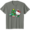 image:imageHello Kitty Christmas Tree Tee Shirt TShirtOlive Heather