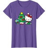image:imageHello Kitty Christmas Tree Tee Shirt TShirtPurple Heather
