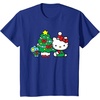 image:imageHello Kitty Christmas Tree Tee Shirt TShirtRoyal Blue
